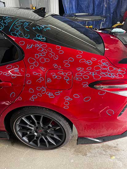 Hail and Storm Damage Automotive Repair