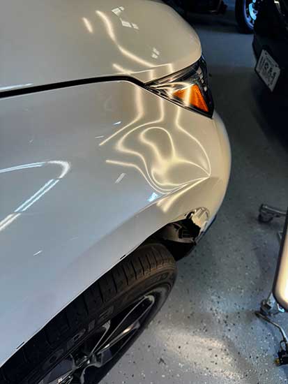 Motorcycle Tank / Fender Dent Repair